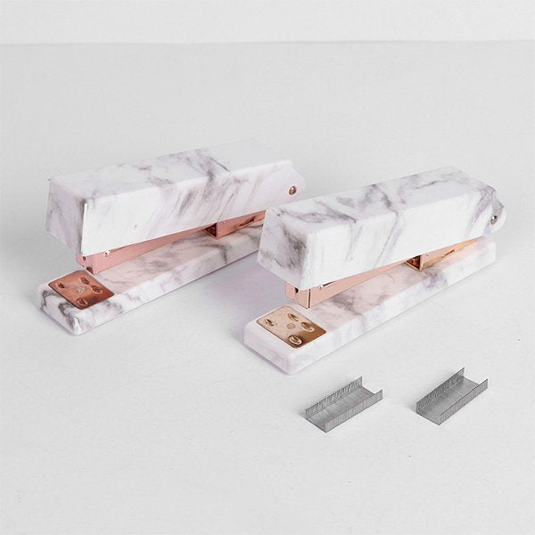 大理石紋塑膠釘書機