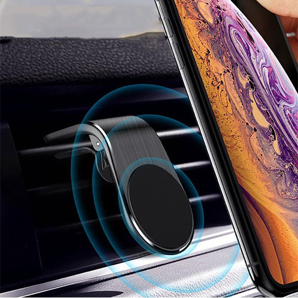 通風口固定磁性金屬車用手機架
