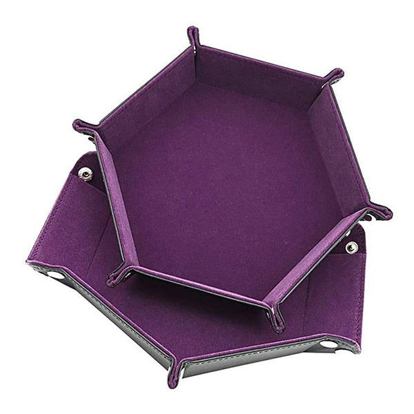 六角形PU皮革置物盤