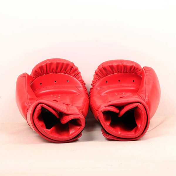 素色PU皮革10oz拳擊手套