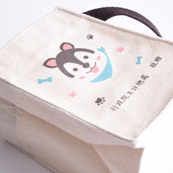 輕巧方便攜帶手提飲料帆布杯套