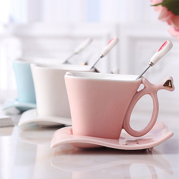 250ml愛心陶瓷馬克杯