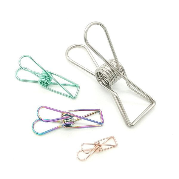 8mm電鍍金屬長尾夾