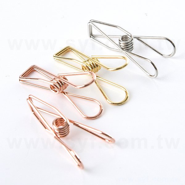 8mm電鍍金屬長尾夾
