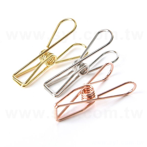 8mm電鍍金屬長尾夾