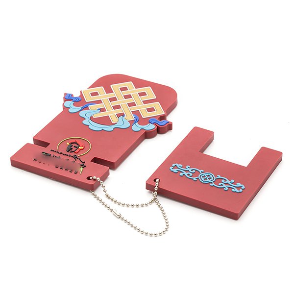 軟PVC材質客製化浮雕手機架