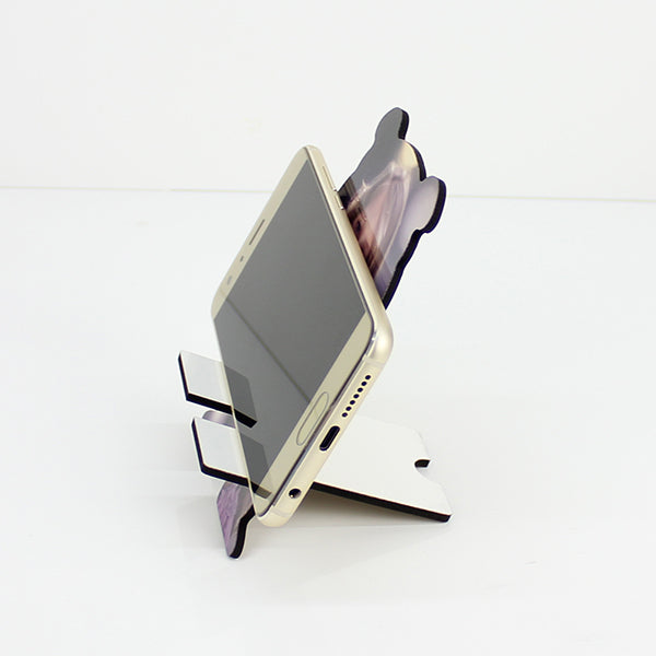 木製熱轉印手機架-熊猫造型