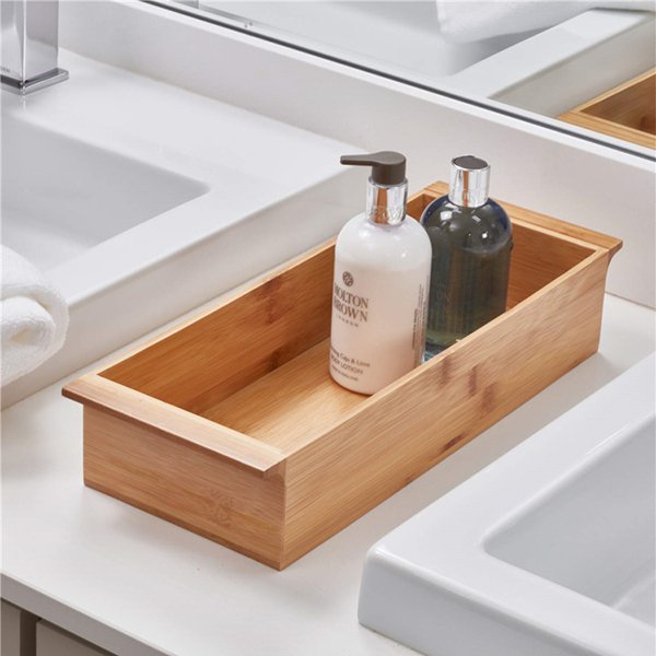 長方形木製置物盤