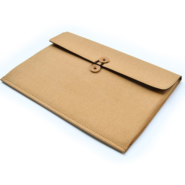 A4可水洗牛皮紙文件夾-飛盤扣資料夾