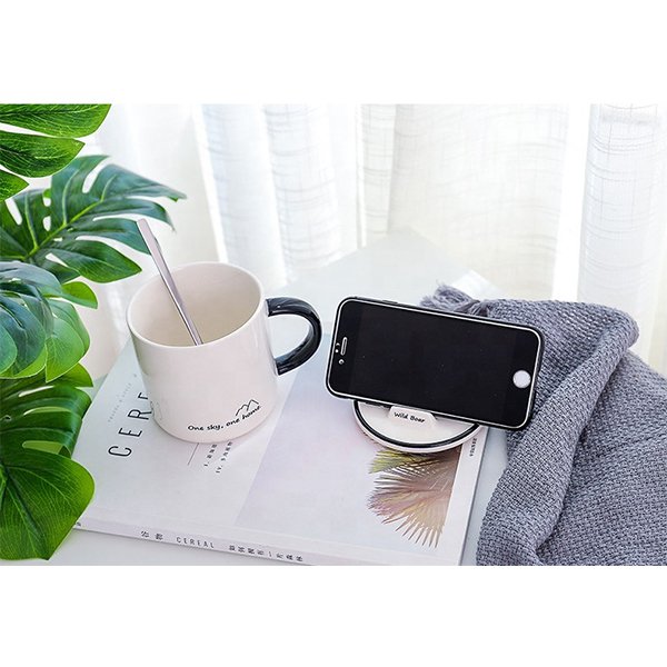 350ml動物陶瓷馬克杯-附手機架杯蓋