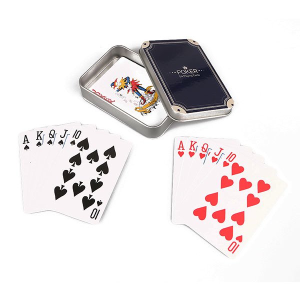 寫真撲克牌鐵盒撲克牌-彩色印刷