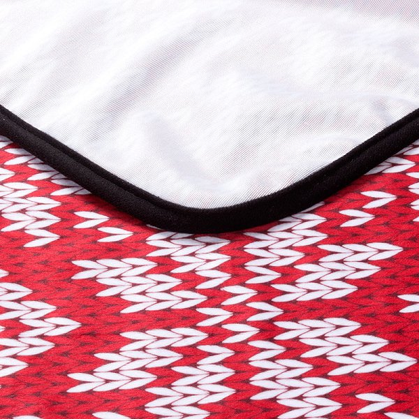 短毛絨毛毯-40x70cm單層-單面彩色印刷