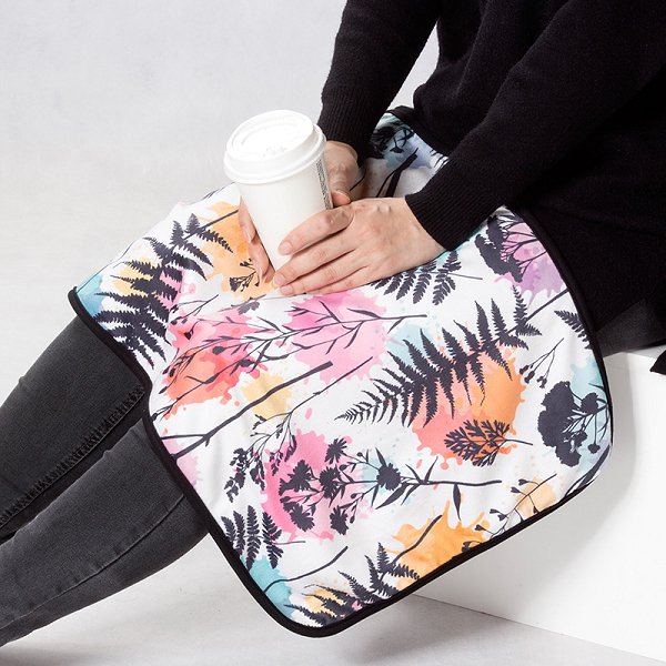 短毛絨毛毯-40x70cm雙層-雙面彩色印刷