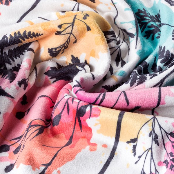 短毛絨毛毯-40x70cm雙層-雙面彩色印刷