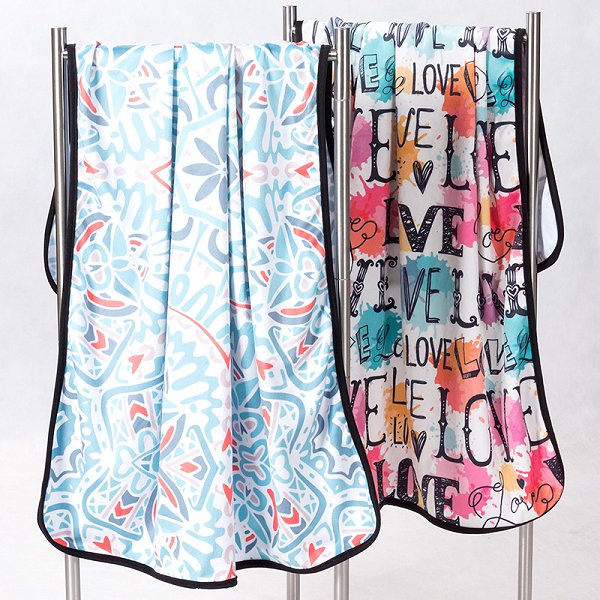 短毛絨毛毯-70x100cm單層-單面彩色印刷