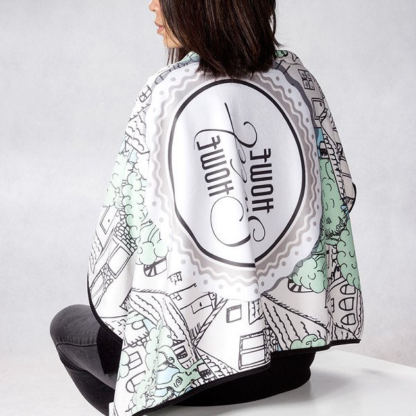 短毛絨毛毯-70x100cm雙層-雙面彩色印刷