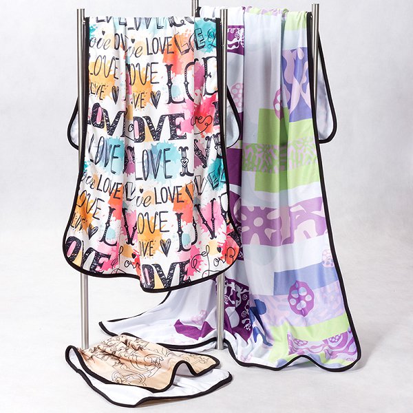 短毛絨毛毯-70x100cm雙層-雙面彩色印刷