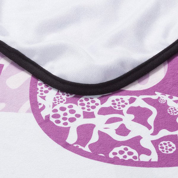 短毛絨毛毯-144x100cm單層-單面彩色印刷