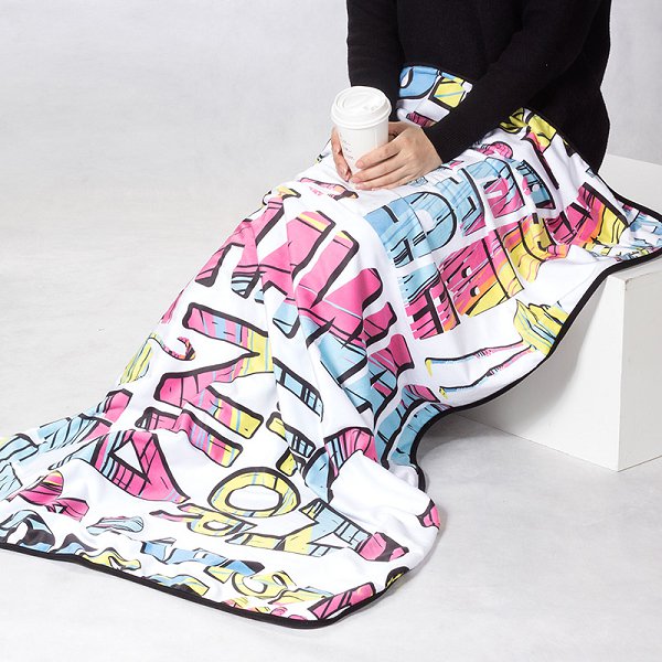 短毛絨毛毯-144x100cm雙層-雙面彩色印刷