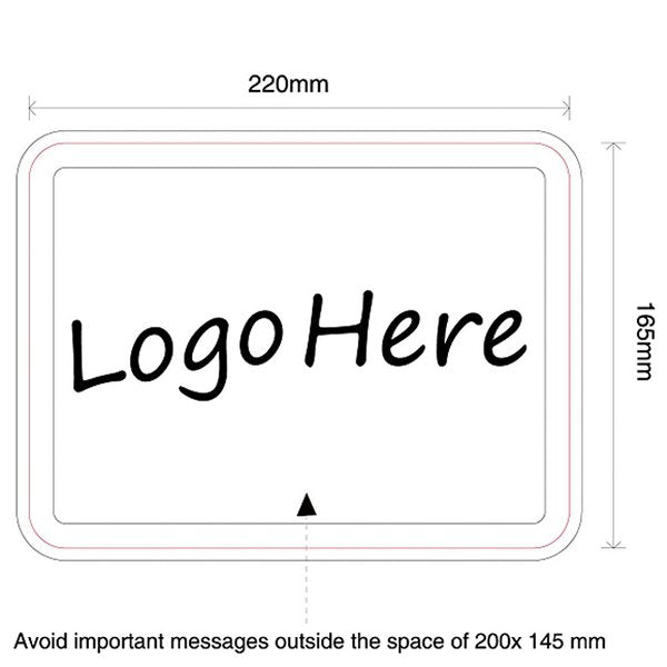 方形隔熱墊-22x16.5cm 厚3mm毛氈布-單面彩色印刷