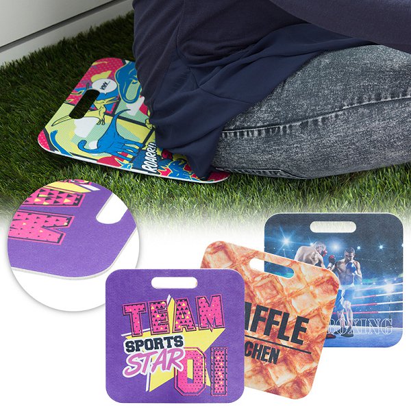 方形坐墊-28.5x28.5cm 厚3mm毛氈布-單面彩色印刷