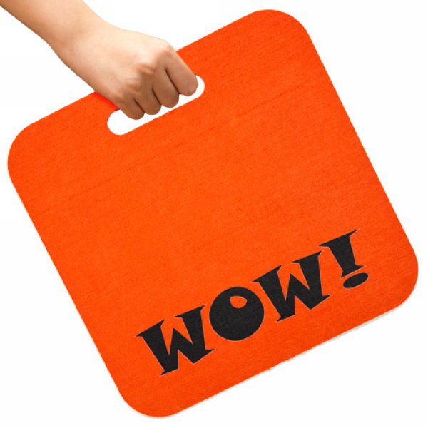 方形坐墊-28.5x28.5cm 厚5mm毛氈布/可選色-單面單色印刷