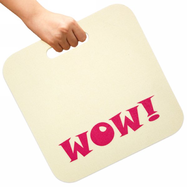 方形坐墊-28.5x28.5cm 厚5mm毛氈布/可選色-單面單色印刷