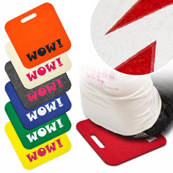 方形坐墊-28.5x28.5cm 厚5mm毛氈布/可選色-單面單色印刷