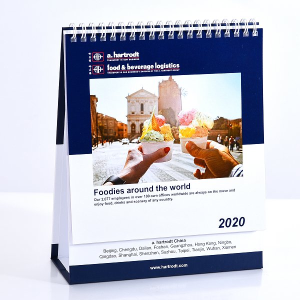 客製化三角桌曆