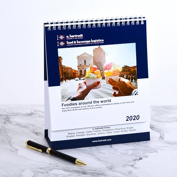 客製化三角桌曆