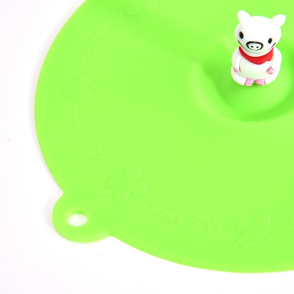 小豬造型密封矽膠杯蓋