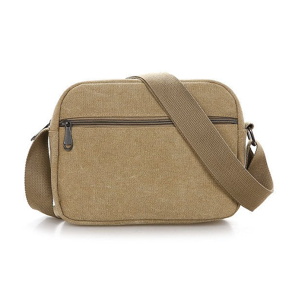 休閒斜跨包-帆布單肩包