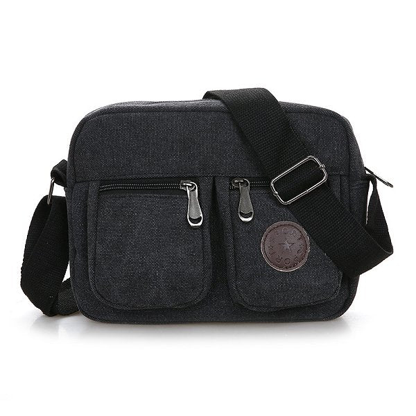 休閒斜跨包-帆布單肩包