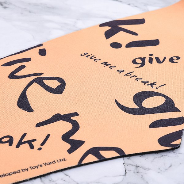 布面橡膠領帶造型滑鼠墊