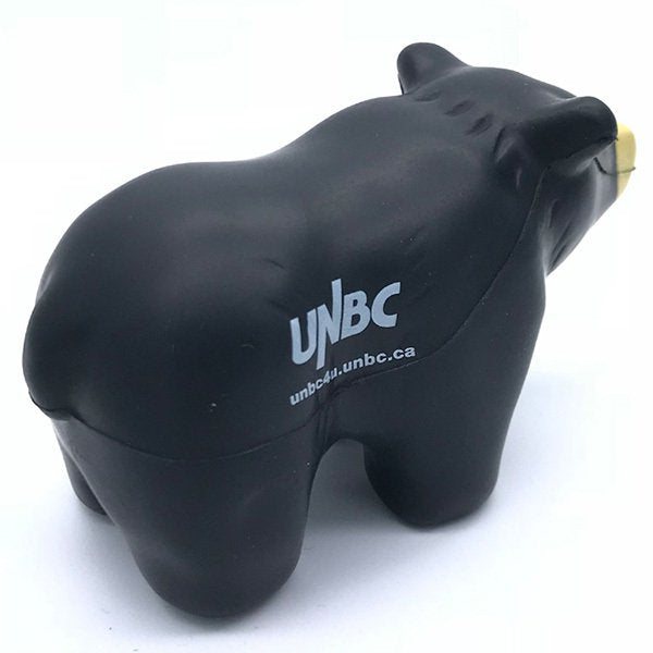 中彈PU壓力球-黑熊造型