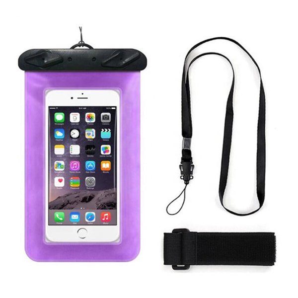 PVC觸屏手機防水袋-附運動臂章