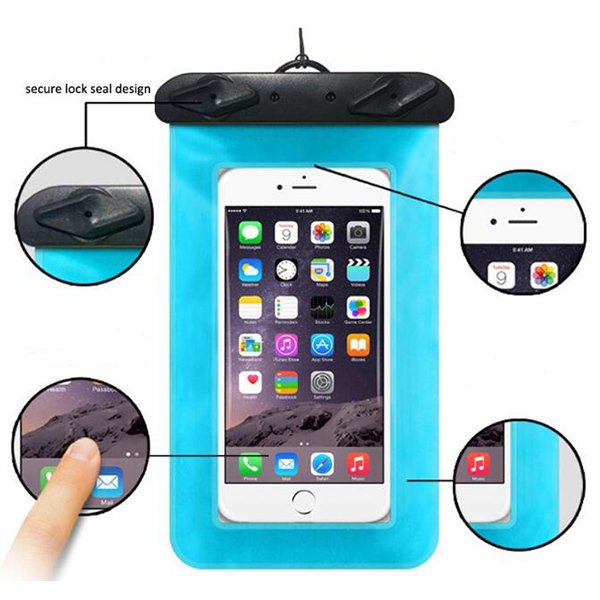PVC觸屏手機防水袋-附運動臂章