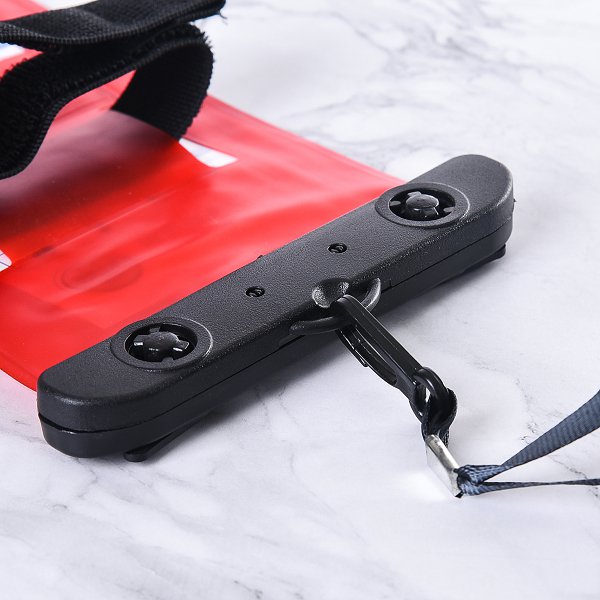 PVC觸屏手機防水袋-附運動臂章