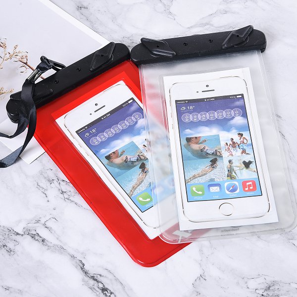 PVC觸屏手機防水袋-附運動臂章