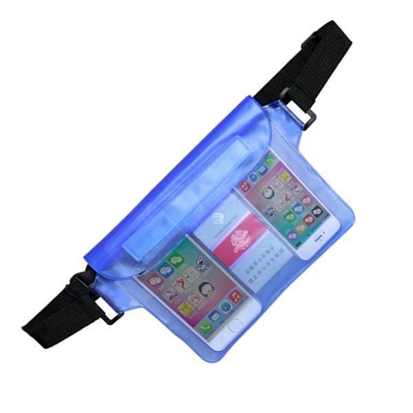 PVC觸屏手機防水腰包