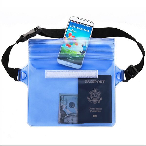 PVC觸屏手機防水腰包