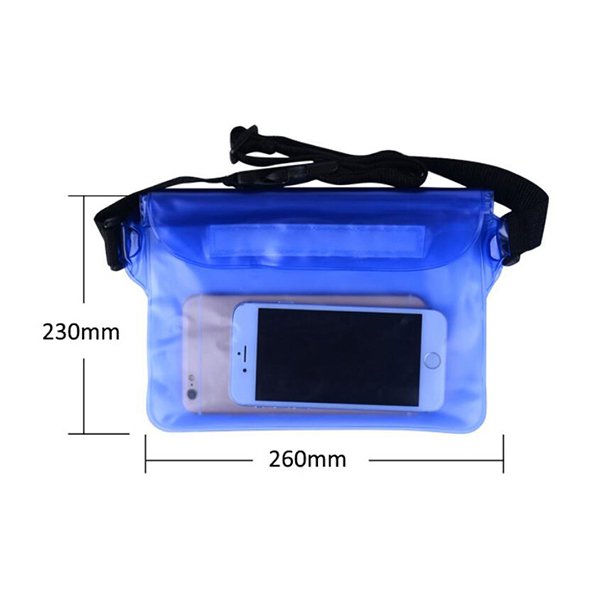 PVC觸屏手機防水腰包