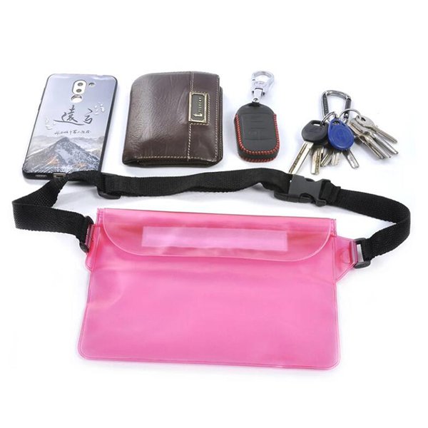 PVC觸屏手機防水腰包