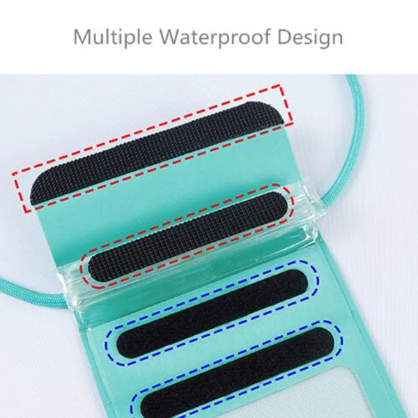 PVC觸屏手機防水腰包