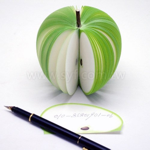 青蘋果造型便條紙