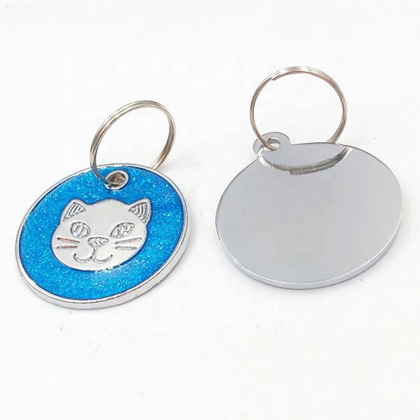 金屬寵物吊牌鑰匙圈-寵物名牌