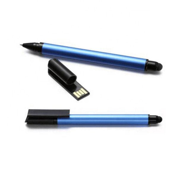 多功能三合一金屬隨身碟-觸控筆
