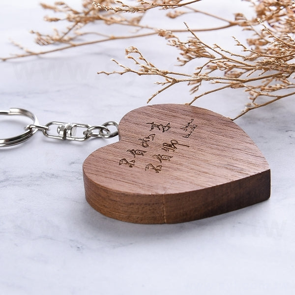 愛心造型木製隨身碟