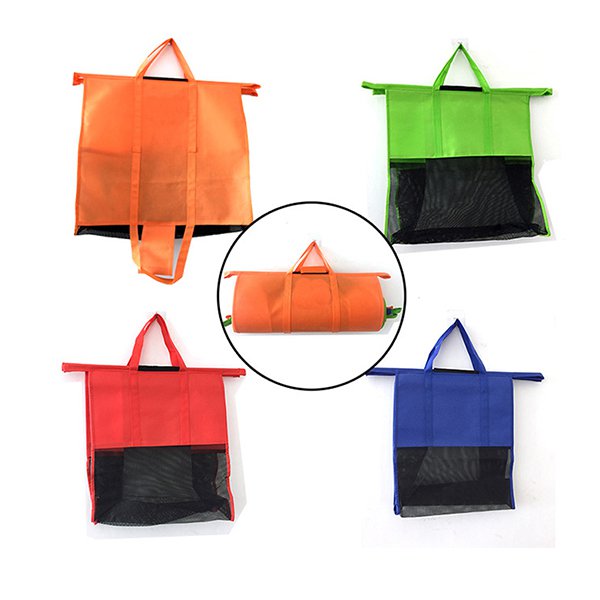 超市購物手推車可折疊購物袋組