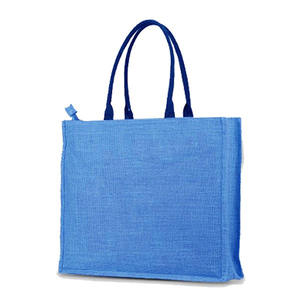 彩色黃麻手提購物袋